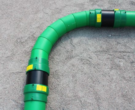 Skrętna rura dla przemysłu