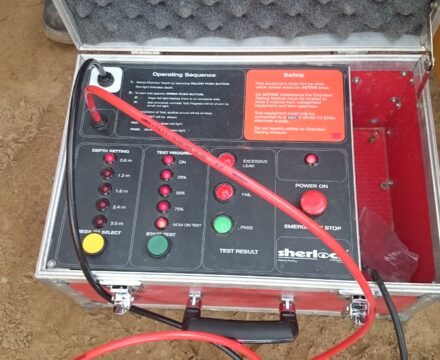 Test szczelności studni Sherlock