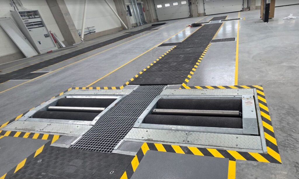 Pokrywy najazdowe dla hali produkcyjno-magazynowej Mizgier w Środzie Wielkopolskiej