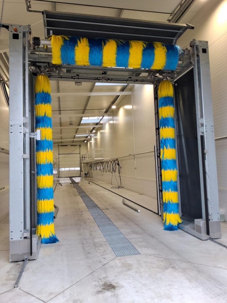 Realizacja myjni dla pojazdów ciężarowych